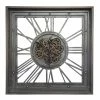 Horloge Méca Carrée 80x80 Atmosphera -Ledepot-bailleul Soldes Magasin horloge meca carree 80x80 atmosphera
