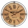 Horloge Métal Et Bois D58 Colonial Atmosphera -Ledepot-bailleul Soldes Magasin horloge metal et bois d58 colonial atmosphera