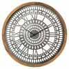 Horloge Métal Et Bois D63 Louison Atmosphera -Ledepot-bailleul Soldes Magasin horloge metal et bois d63 louison atmosphera