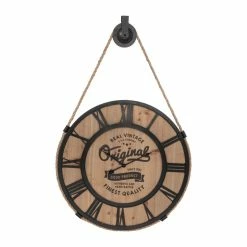 Horloge Métal Et Bois Pouli D58 Atmosphera
