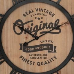 Horloge Métal Et Bois Pouli D58 Atmosphera -Ledepot-bailleul Soldes Magasin horloge metal et bois pouli d58 atmosphera 3