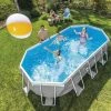 Kit Piscine Prism Ovale 5,03 X 2,74 M Intex -Ledepot-bailleul Soldes Magasin kit piscine prism ovale 503 m intex