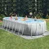 Kit Piscine Prism Ovale 6,10 X 3,05 M Intex -Ledepot-bailleul Soldes Magasin kit piscine prism ovale 61 m intex