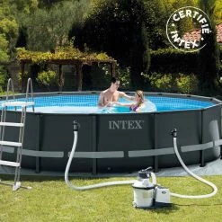 Kit Piscine Tubulaire Ultra XTR 4.88 X H1.22 Intex -Ledepot-bailleul Soldes Magasin kit piscine tubulaire ultra frame 488xh122 intex 3