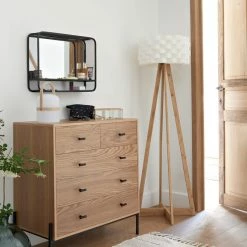 Lampadaire Trépied Moki Bambou Atmosphera -Ledepot-bailleul Soldes Magasin lampadaire trepied moki bambou atmosphera 1