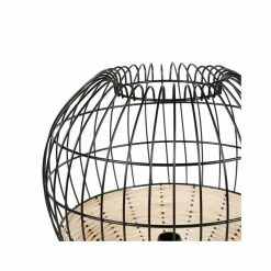 Lampe à Poser Calypso Boule Rotin Et Métal Ostaria -Ledepot-bailleul Soldes Magasin lampe a poser calypso boule rotin et metal ostaria 2