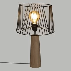 Lampe En Bois Et Métal H46 Joe Atmosphera 8 Lampe En Bois Et Métal H46 Joe Atmosphera -Ledepot-bailleul Soldes Magasin lampe en bois et metal h46 joe atmosphera 2