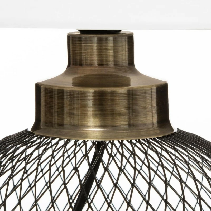 Lampe Grille Emie Noir Et Blanc Atmosphera 4 Lampe Grille Emie Noir Et Blanc Atmosphera – Image 2