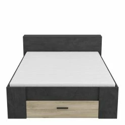 Demeyere Lit 140x190 Cm Pocket Naturel Et Noir -Ledepot-bailleul Soldes Magasin lit 140x190 cm pocket naturel et noir 3