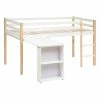 Lit Combi Bureau Enfant Pin Blanc Atmosphera