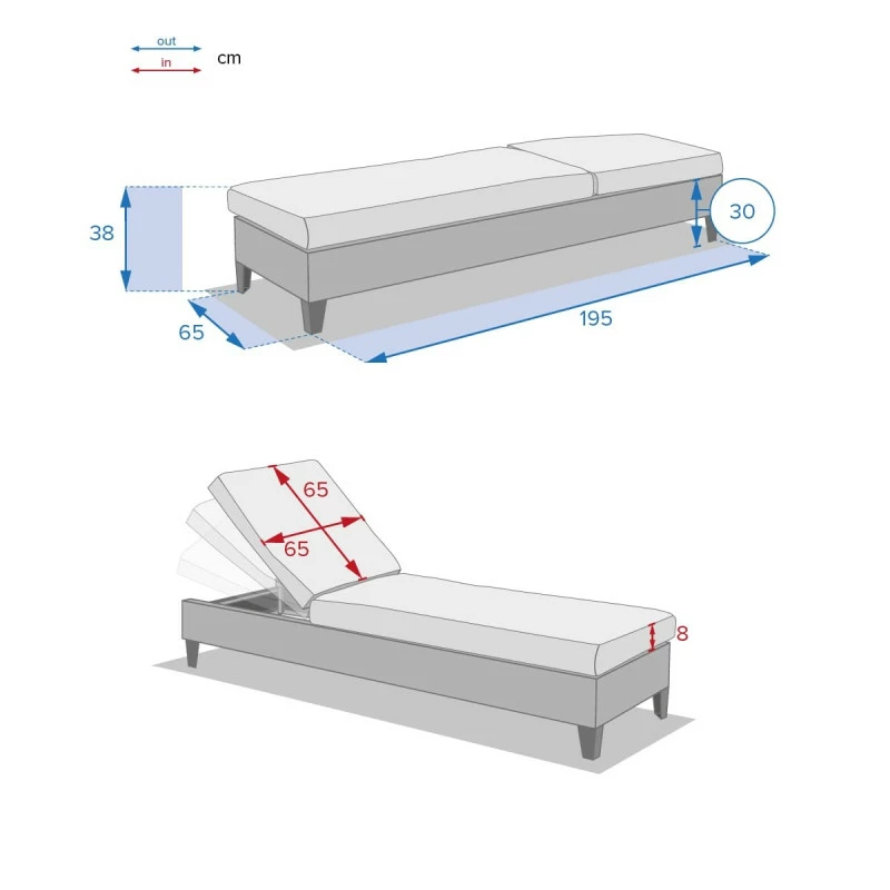 Lit Piscine Malta Terre Ombre Hespéride 10 Lit Piscine Malta Terre Ombre Hespéride – Image 8