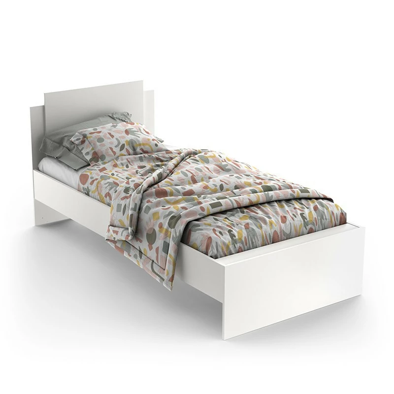 Demeyere Lit Simple 90 X 190/200 Life Blanc 3 Demeyere Lit Simple 90 X 190/200 Life Blanc