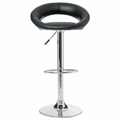 Tabouret De Bar Sasha Noir Atmosphera -Ledepot-bailleul Soldes Magasin lot 2 tabourets de bar sasha noir 2
