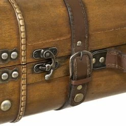 Lot De 2 Malles En Bois Atmosphera -Ledepot-bailleul Soldes Magasin lot de 2 malles en bois atmosphera 3