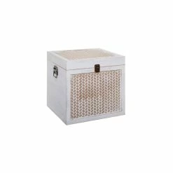 Malles Carrée Cannage Blanchi - Lot De 3 - Atmosphera 9 Malles Carrée Cannage Blanchi - Lot De 3 - Atmosphera -Ledepot-bailleul Soldes Magasin malles carree cannage blanchi lot de 3 atmosphera 3