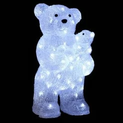 Maman + Bébé Ours Lumineux 56 LED -Ledepot-bailleul Soldes Magasin maman bebe ours lumineux 56 led 2