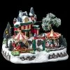 Fête Foraine De Noël Animée Et Lumineuse -Ledepot-bailleul Soldes Magasin maneges de noel animes et lumineux