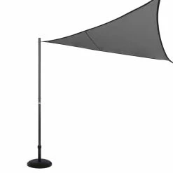 Mât De Fixation Pour Toile Solaire Graphite Hespéride