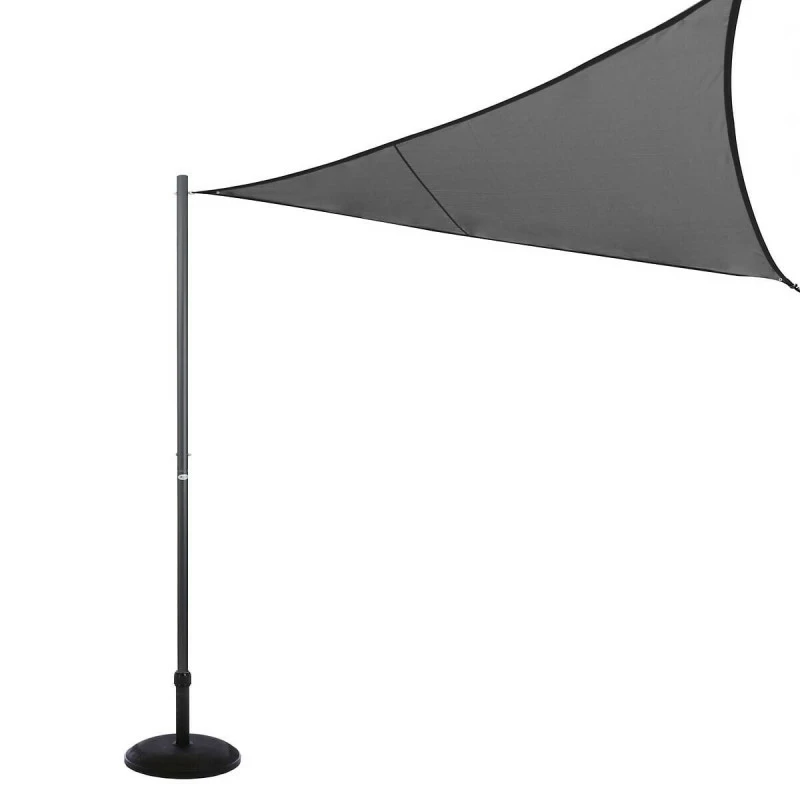 Mât De Fixation Pour Toile Solaire Graphite Hespéride 3 Mât De Fixation Pour Toile Solaire Graphite Hespéride