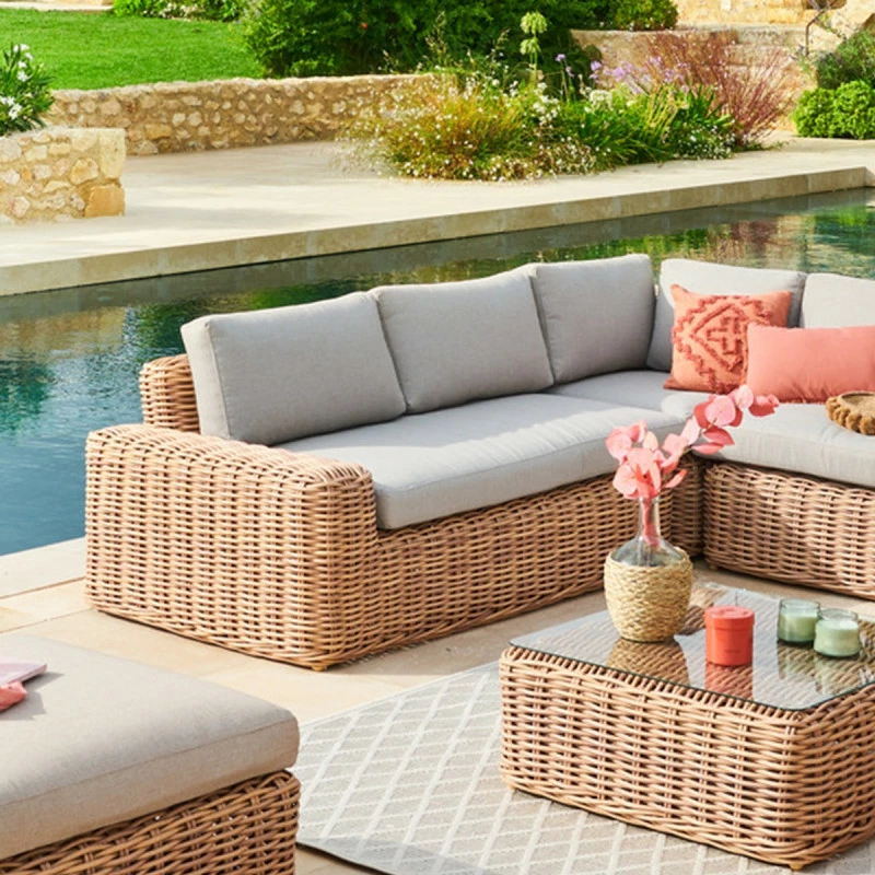 Méridienne Droite De Salon Savinia Coloris Tahini Hespéride 4 Méridienne Droite De Salon Savinia Coloris Tahini Hespéride – Image 2