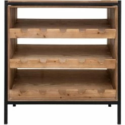 Meuble Bar En Bois De Frêne Bakos Atmosphera -Ledepot-bailleul Soldes Magasin meuble bar en bois de frene bakos atmosphera 4