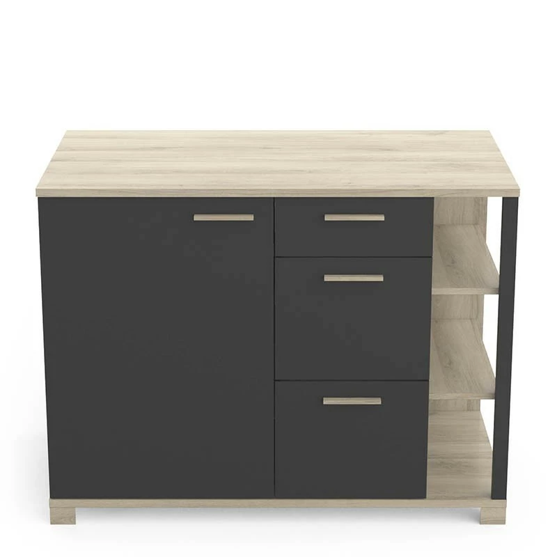 Demeyere Meuble Bas De Cuisine 1 Porte 3 Tiroirs Atelier 5 Demeyere Meuble Bas De Cuisine 1 Porte 3 Tiroirs Atelier – Image 3