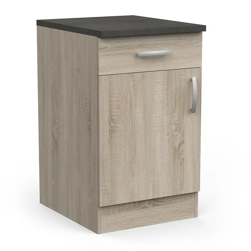 Demeyere Meuble De Cuisine Bas 1 Porte 1 Tiroir 50 Cm Paprika 3 Demeyere Meuble De Cuisine Bas 1 Porte 1 Tiroir 50 Cm Paprika