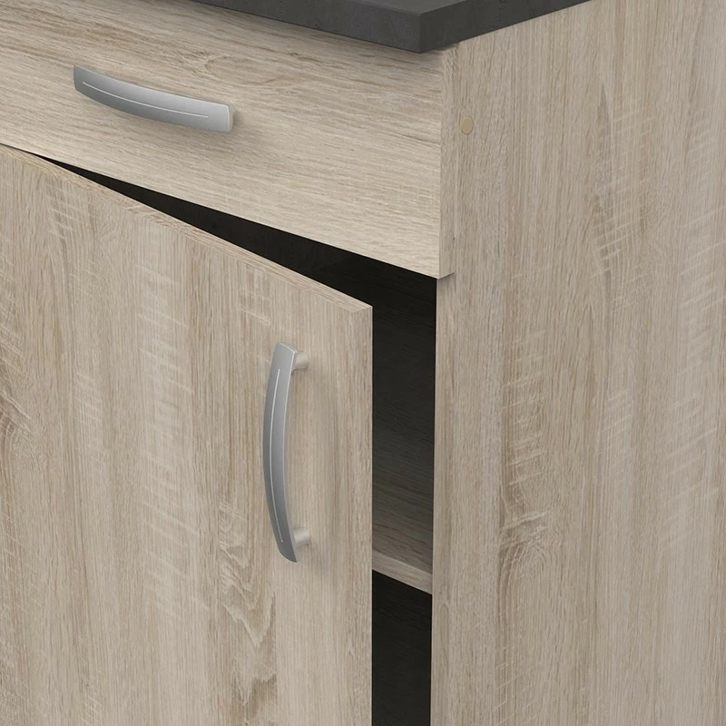 Demeyere Meuble De Cuisine Bas 1 Porte 1 Tiroir 50 Cm Paprika 5 Demeyere Meuble De Cuisine Bas 1 Porte 1 Tiroir 50 Cm Paprika – Image 3