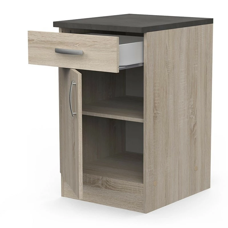 Demeyere Meuble De Cuisine Bas 1 Porte 1 Tiroir 50 Cm Paprika 8 Demeyere Meuble De Cuisine Bas 1 Porte 1 Tiroir 50 Cm Paprika – Image 6