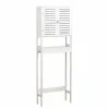 Meuble Dessus WC 2 Portes Blanc Lux -Ledepot-bailleul Soldes Magasin meuble dessus wc 2 portes blanc lux