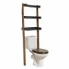 Meuble Dessus De WC 3 étagères En Acacia -Ledepot-bailleul Soldes Magasin meuble dessus wc 3 etageres en acacia tendance