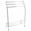 Porte Serviettes 1 étagère 3 Barres Chrome -Ledepot-bailleul Soldes Magasin meuble porte serviettes