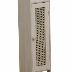 Meuble Réserve Et Dérouleur WC Cannage Naturel -Ledepot-bailleul Soldes Magasin meuble reserve et derouleur wc cannage naturel 1