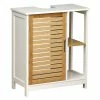 Meuble Sous Lavabo 1 Porte Blanc Et Bambou Coconut 2 Meuble Sous Lavabo 1 Porte Blanc Et Bambou Coconut -Ledepot-bailleul Soldes Magasin meuble sous lavabo 1 porte blanc et bambou coconut