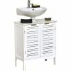 Meuble Sous Lavabo Blanc Miami -Ledepot-bailleul Soldes Magasin meuble sous lavabo blanc miami