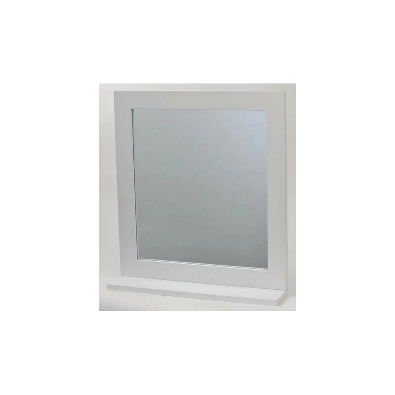 Miroir Avec Tablette Blanc Miami 4 Miroir Avec Tablette Blanc Miami – Image 2