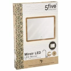 Miroir Rectangulaire 66x47 Bambou LED 5Five 11 Miroir Rectangulaire 66x47 Bambou LED 5Five -Ledepot-bailleul Soldes Magasin miroir rectangulaire 66x47 bambou led 5five 4
