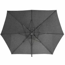 Parasol Décentré Eléa Inclinable Hexagonal Oléfine Anthracite Hespéride -Ledepot-bailleul Soldes Magasin parasol decentre elea inclinable 3x42 olefine anthracite hesperide 1 1