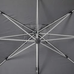 Parasol Déporté Rectangulaire Equador Ardoise Hespéride -Ledepot-bailleul Soldes Magasin parasol deporte rectangulaire equador ardoise hesperide 1 4