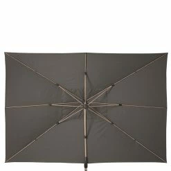 Parasol Déporté Rectangulaire Soly Honey Et Charbon Hespéride -Ledepot-bailleul Soldes Magasin parasol deporte rectangulaire soly honey et charbon hesperide 2