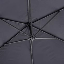 Parasol Déporté Rond Janeiro Ardoise Hespéride -Ledepot-bailleul Soldes Magasin parasol deporte rond janeiro ardoise hesperide 7