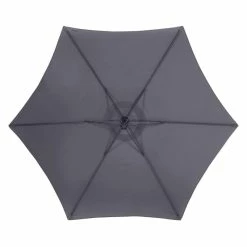 Parasol Déporté Rond Janeiro Ardoise Hespéride -Ledepot-bailleul Soldes Magasin parasol deporte rond janeiro ardoise hesperide 8