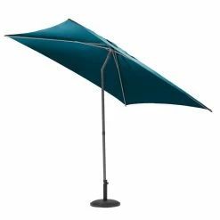 Parasol Droit Carré 2,5x2,5m Soya Bleu Canard Hespéride -Ledepot-bailleul Soldes Magasin parasol droit carre 25x25m soya bleu canard hesperide 2