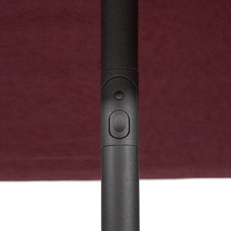 Parasol Droit Carré 2,5x2,5m Soya Bordeaux Hespéride 7 Parasol Droit Carré 2,5x2,5m Soya Bordeaux Hespéride – Image 5