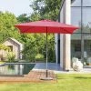 Parasol Droit Carré 2,5x2,5m Soya Grenade Hespéride -Ledepot-bailleul Soldes Magasin parasol droit carre 25x25m soya grenade hesperide