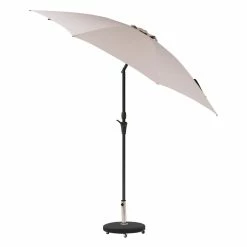 Parasol Droit Rond 2,7m Sisko Taupe Hespéride -Ledepot-bailleul Soldes Magasin parasol droit rond 27m sisko taupe hesperide 2