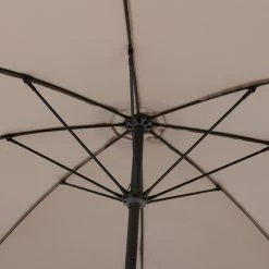 Parasol Droit Rond 2,7m Sisko Taupe Hespéride -Ledepot-bailleul Soldes Magasin parasol droit rond 27m sisko taupe hesperide 5
