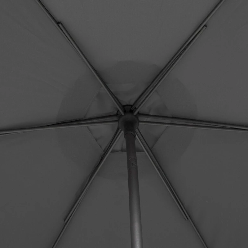 Parasol Droit Rond 2,7m Soya Ardoise Hespéride 6 Parasol Droit Rond 2,7m Soya Ardoise Hespéride – Image 4