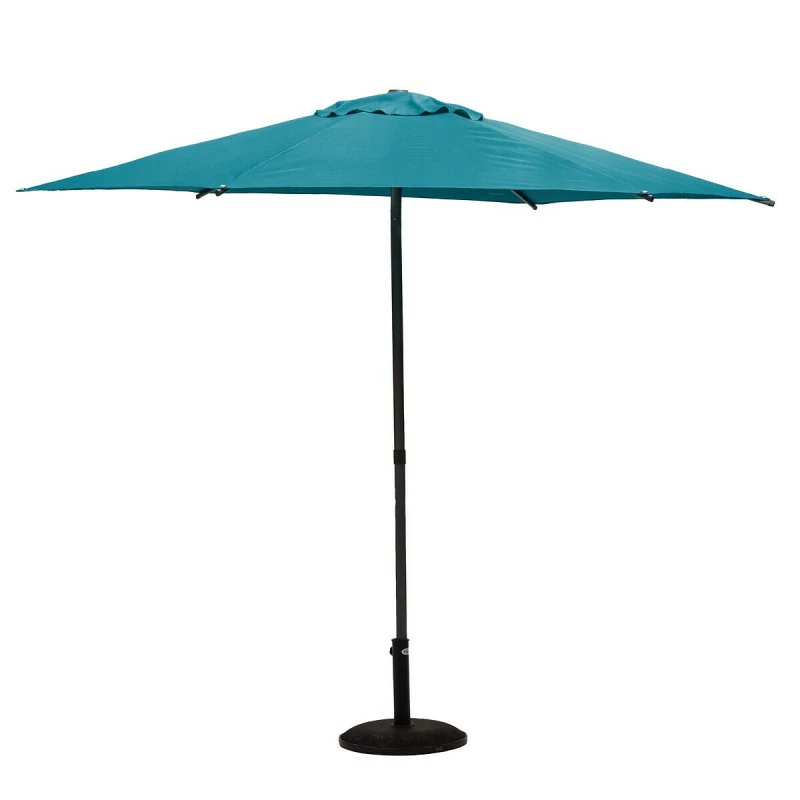 Parasol Droit Rond 2,7m Soya Bleu Canard Hespéride 4 Parasol Droit Rond 2,7m Soya Bleu Canard Hespéride – Image 2