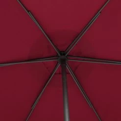 Parasol Droit Rond 2,7m Soya Bordeaux Hespéride -Ledepot-bailleul Soldes Magasin parasol droit rond 27m soya bordeaux hesperide 3